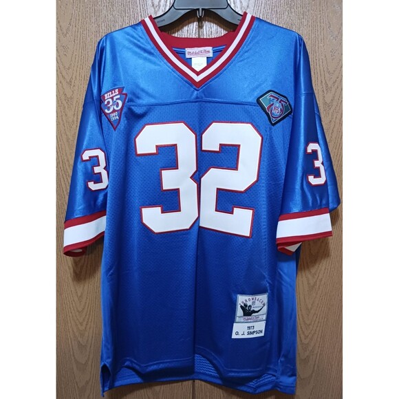 Nike Other - OJ Simpson (Mitch/Ness)-(Bills)-(Jersey)-(Blue)-(New Cond.)-(Size:L)-$115.00